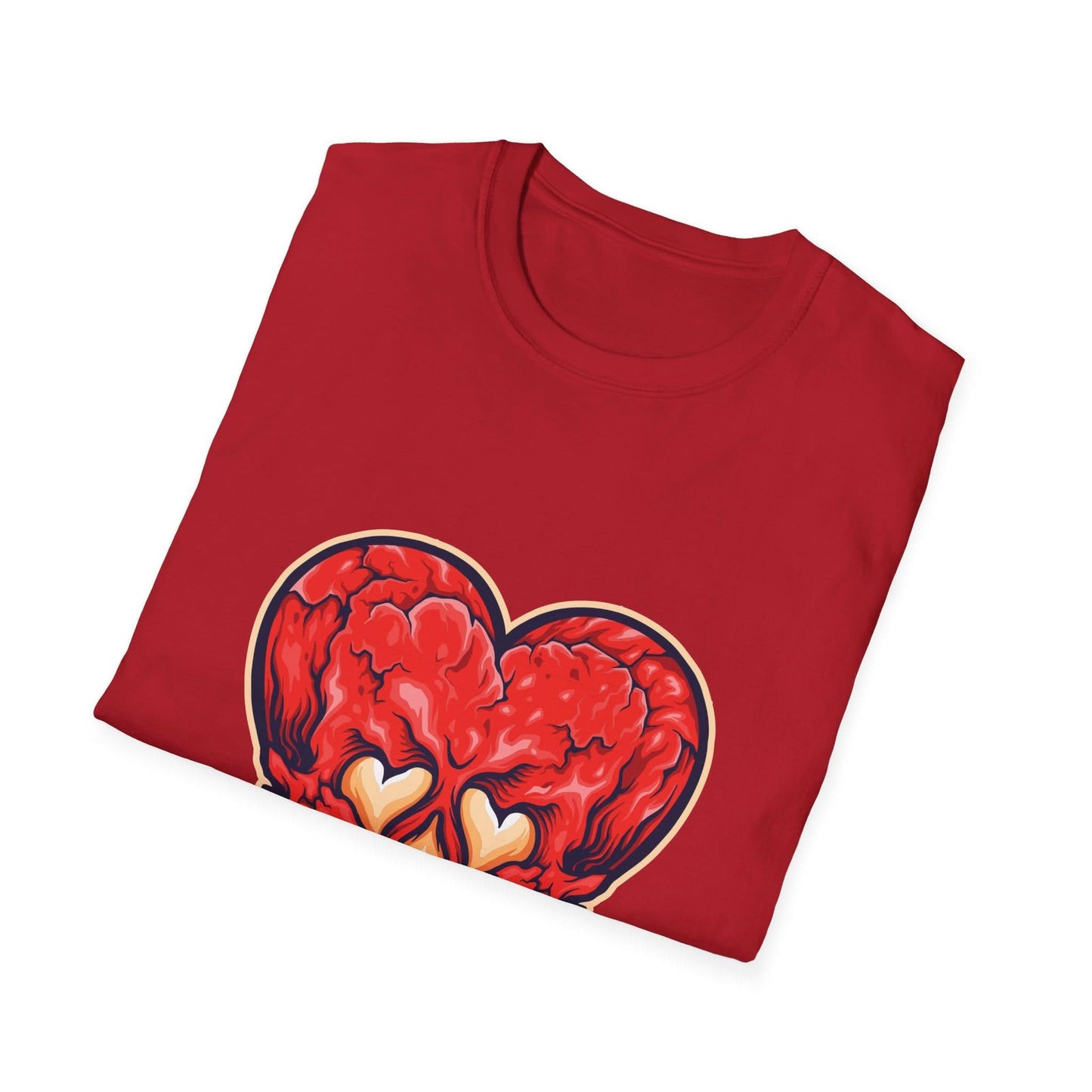 Cracked Heart Love Skull - Mleem