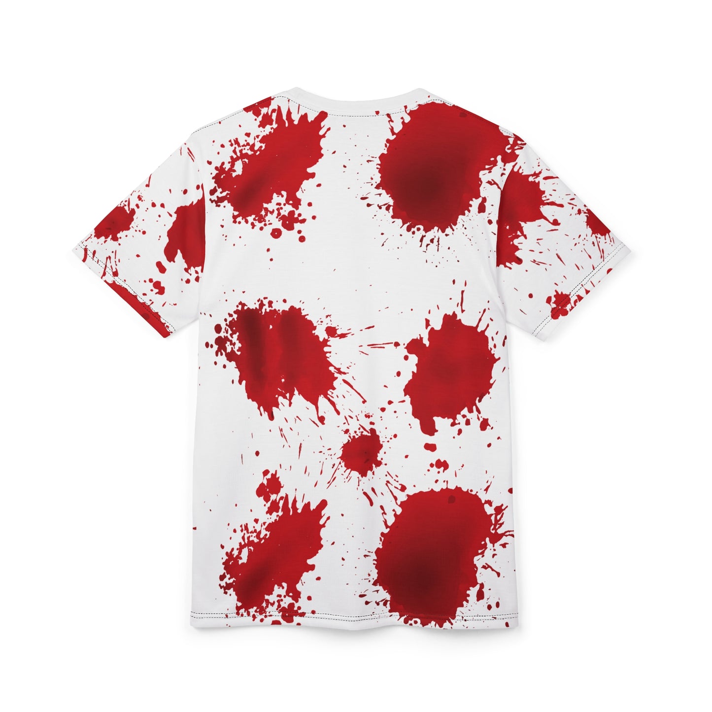 Bloody Mood Unisex Cut & Sew Tee, Halloween Costume Shirt, Graphic Tee for Horror Fans, Spooky Party Wear, Gifts for Horror Lovers