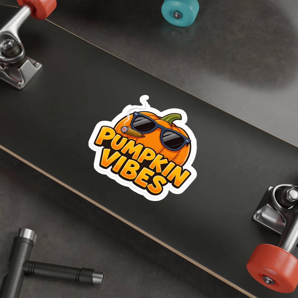 Pumpkin Vibes Die-Cut Stickers | Fun Fall Decor, Halloween Gifts, Laptop Stickers, Pumpkin Lovers, Seasonal Decor