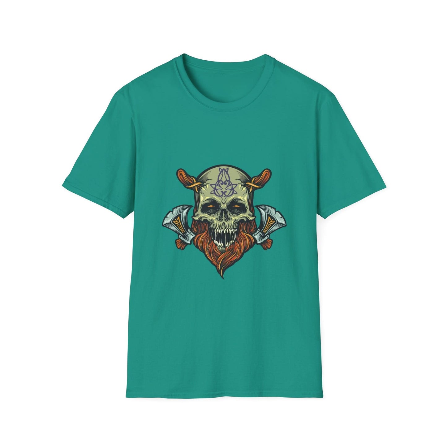 Viking Skull Warrior with Axe - Mleem