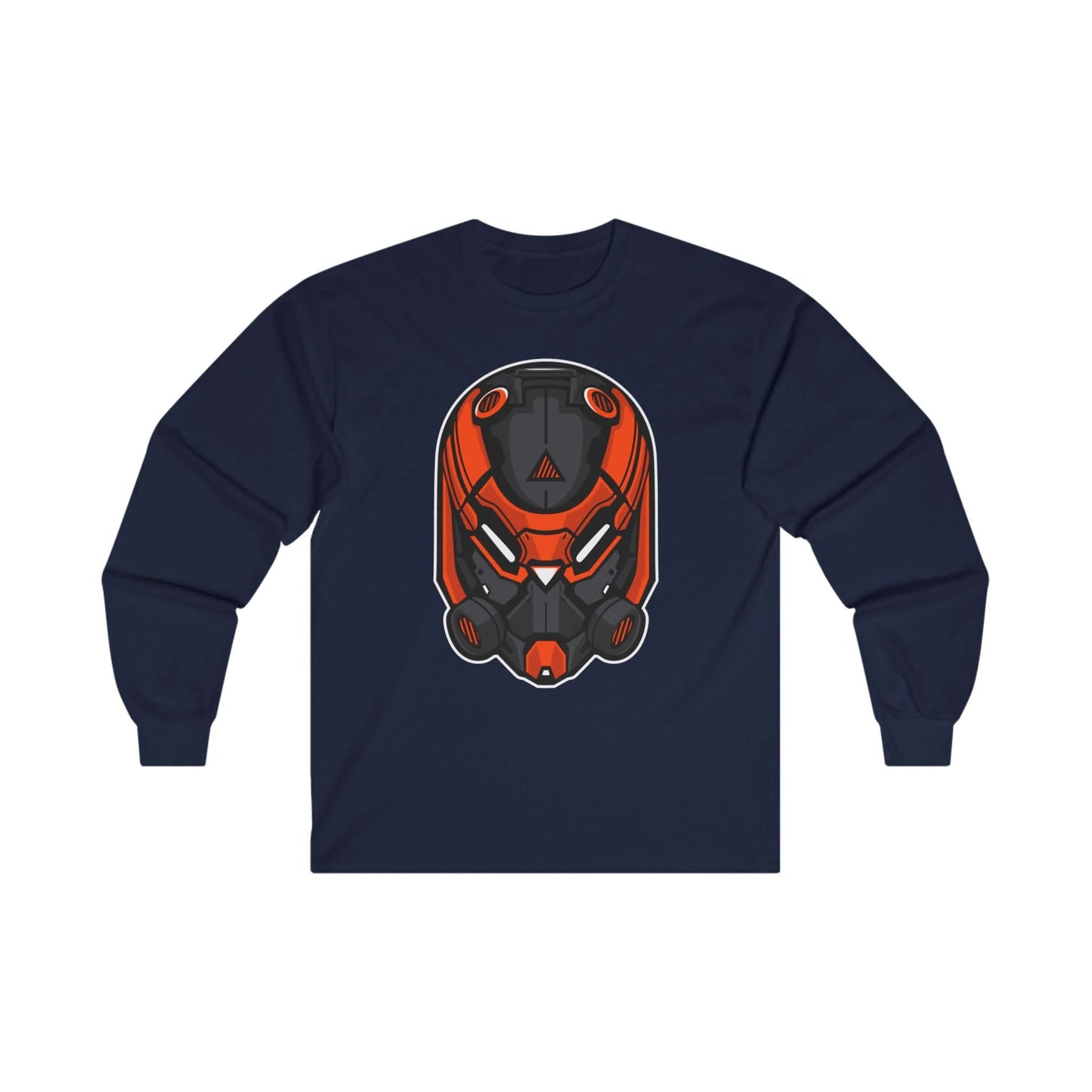 Orange Robot Head - Mleem