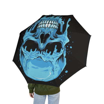 Unique Skull Design Umbrella | Semi-Automatic Foldable Umbrella for Rainy Days | Stylish Gift for Him/Her | Perfect for Festivals