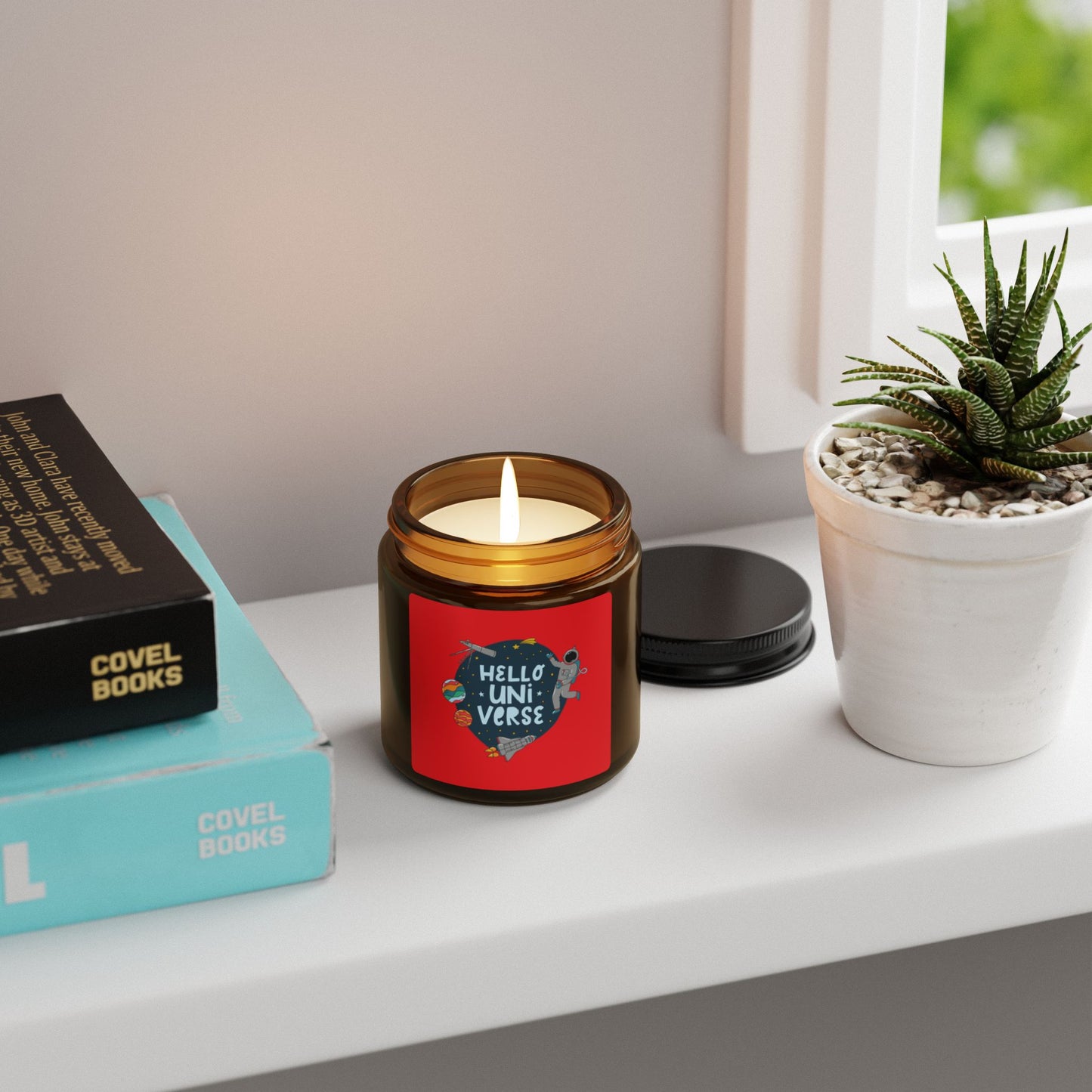 Hello Universe Scented Soy Candle, Relaxing Home Decor