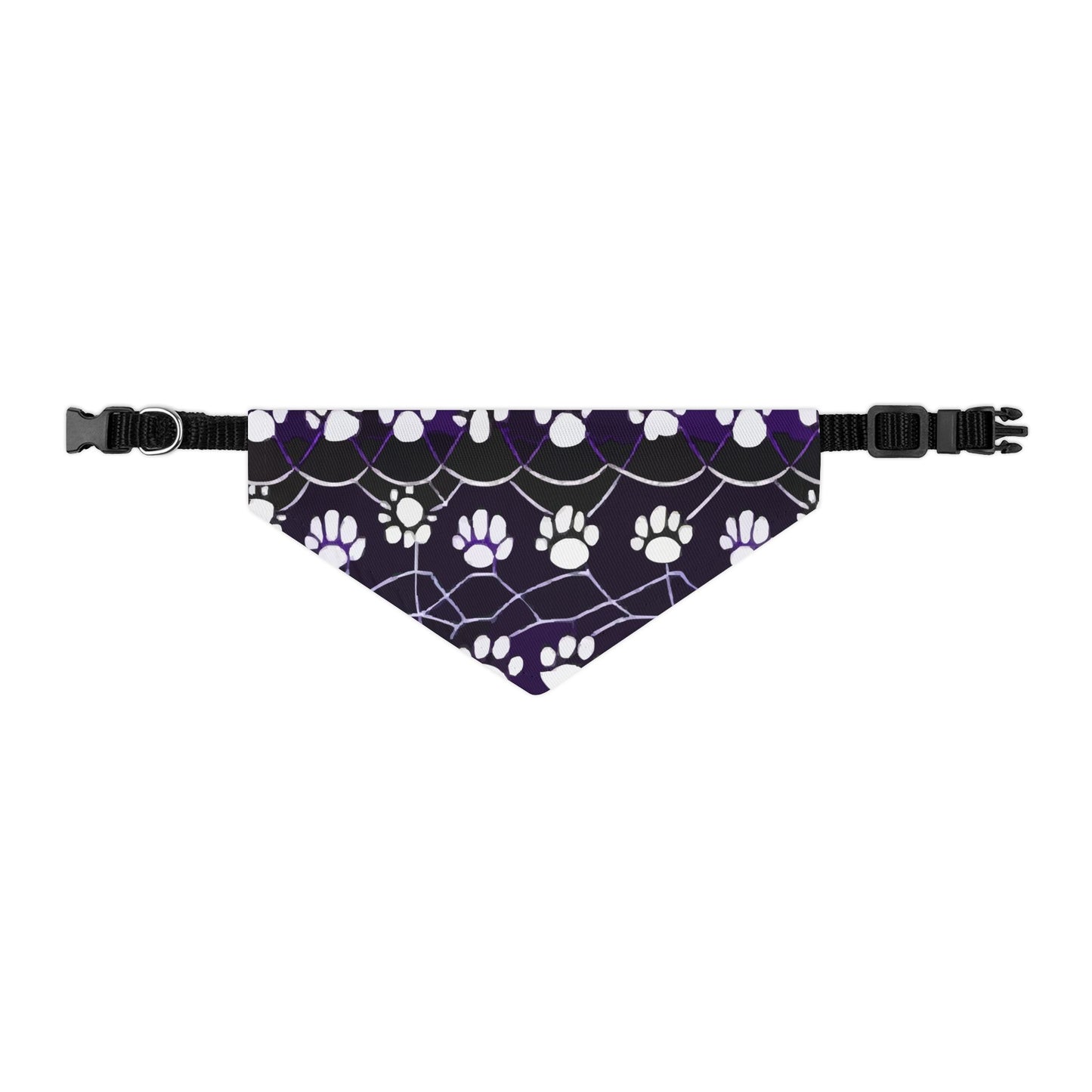 Paw Print Pet Bandana Collar for Dogs, Adorable Dog Accessory, Cute Pet Fashion, Holiday Gift for Pet Lovers, Adjustable and Stylish