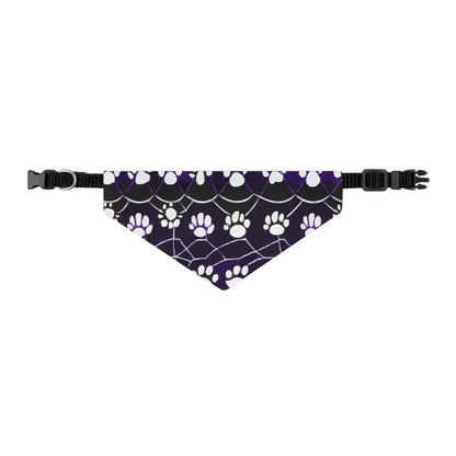 Paw Print Pet Bandana Collar for Dogs, Adorable Dog Accessory, Cute Pet Fashion, Holiday Gift for Pet Lovers, Adjustable and Stylish