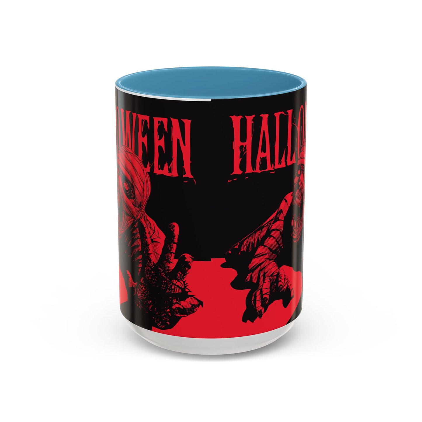 Halloween Accent Coffee Mug | Spooky Coffee Cup for Halloween Lovers, Trick or Treat Mug, Horror Decor, Gift for Fans