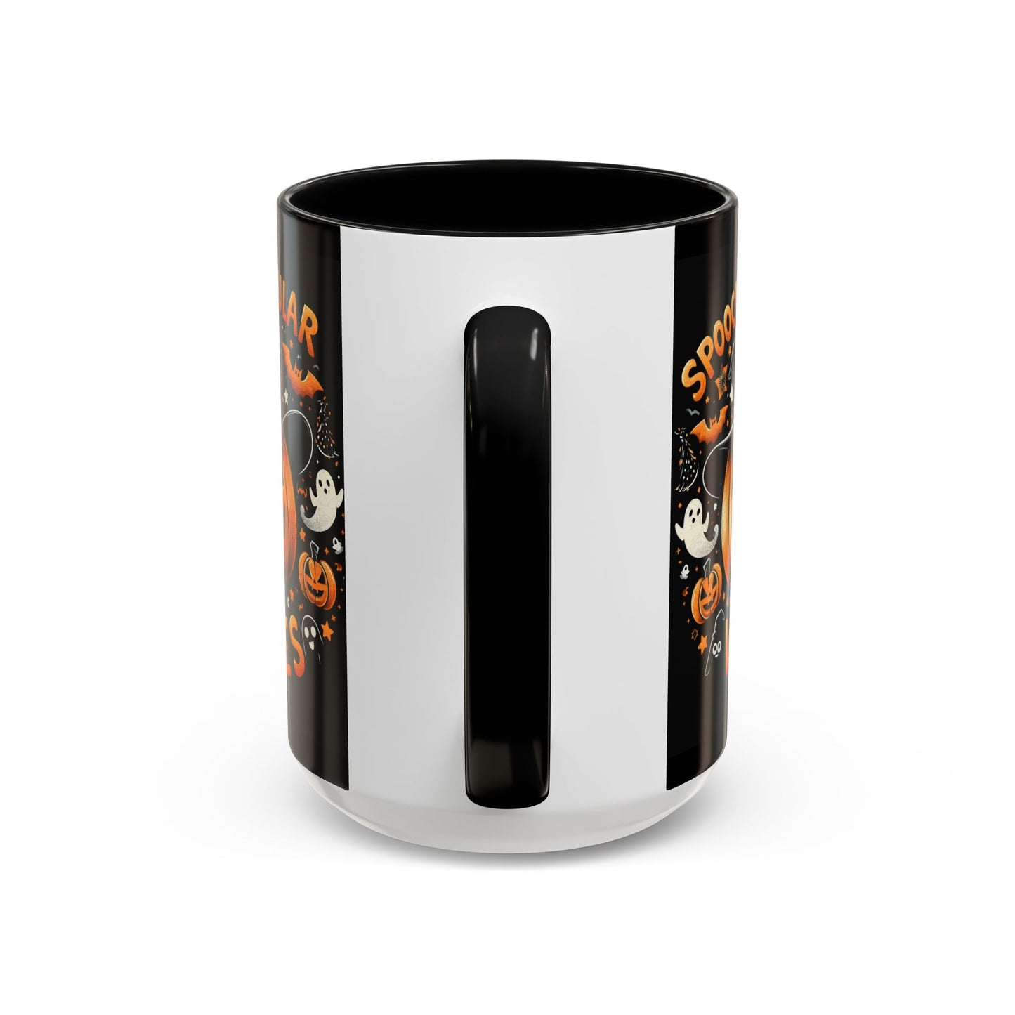 Halloween Accent Coffee Mug - Spooktacular Vibes, Fall Home Decor, Pumpkin Lovers Gift, Trick or Treat Mug, Spooky Season Drinkware