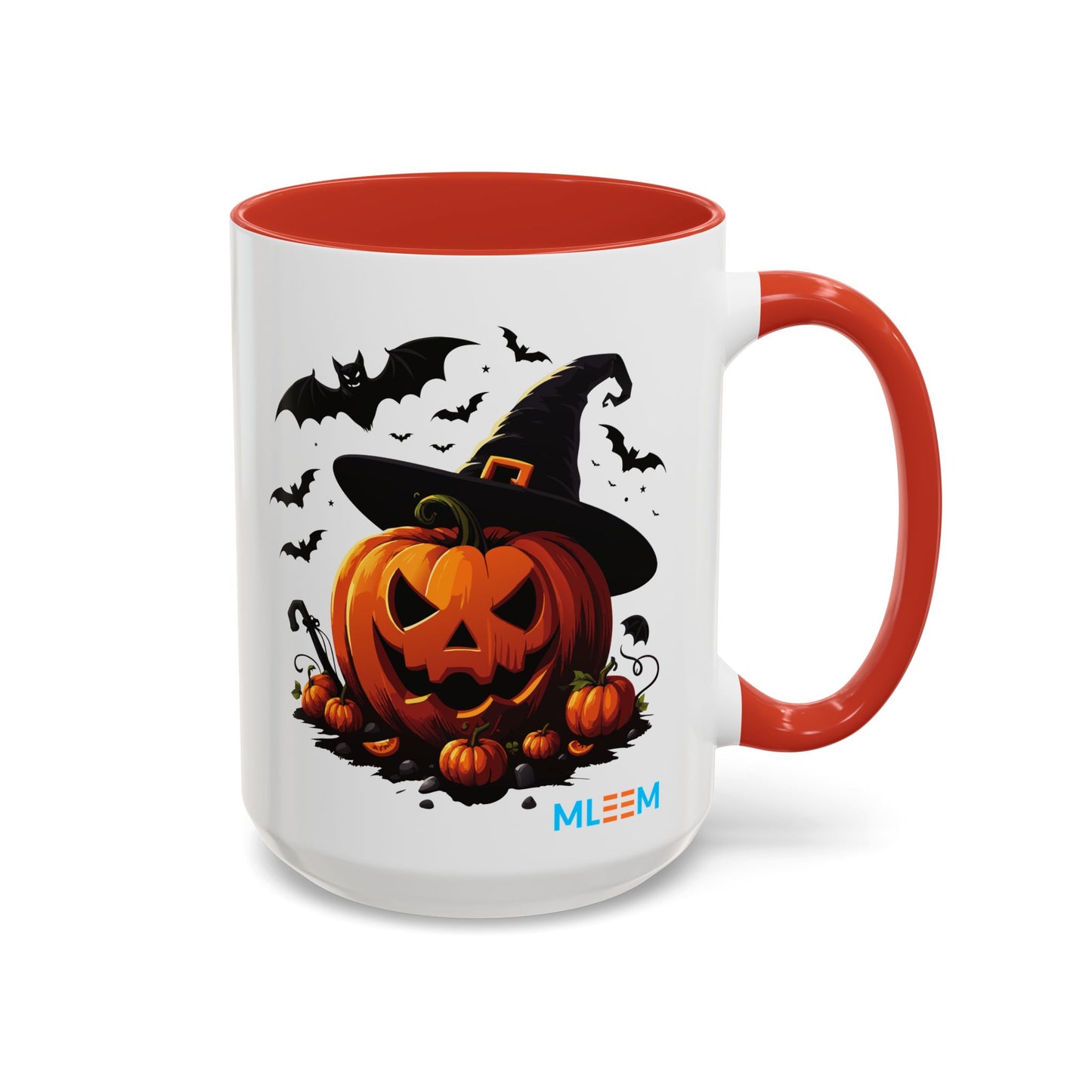 Halloween Pumpkin Accent Coffee Mug – Perfect for Fall, Autumn, Spooky Season, Gift for Coffee Lovers, Home Decor