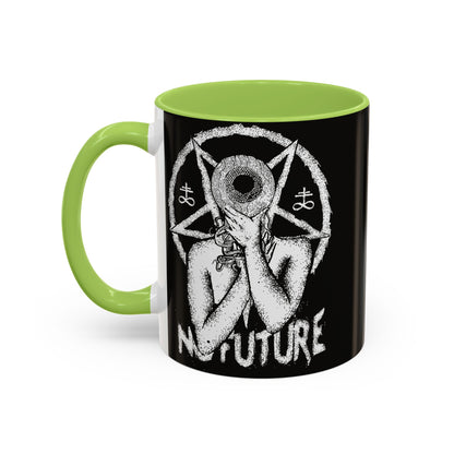 Gothic Ceramic Coffee Mug – Dark Art, Unique Gift, Halloween Decor, Witchy Vibe, Spooky Homeware