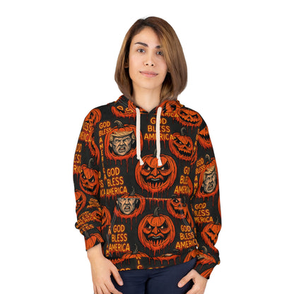 Halloween Pumpkin Hoodie, Unisex Sweater for Fall Celebrations, Cozy Gift for Spooky Season, Festive Apparel