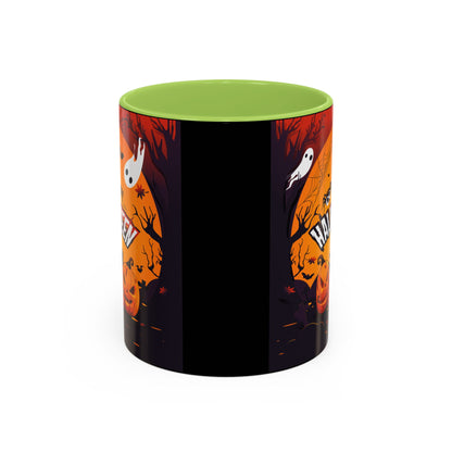 Spooky Halloween Coffee Mug - Perfect for Ghost Lovers and Fall Celebrations, Halloween Decor, Gift, Pumpkin Spice Season, Black Accent Mug