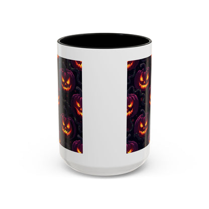 Halloween Pumpkin Coffee Mug, Spooky Ceramic Cup, Fall Decor, Autumn Gift, Halloween Party Essential, Seasonal Drinkware
