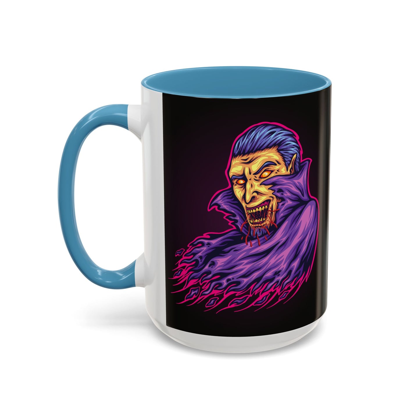 Creepy Gothic Accent Coffee Mug for Spooky Vibes, Halloween Decor, Unique Gift, Coffee Lover, Witchcraft Essentials