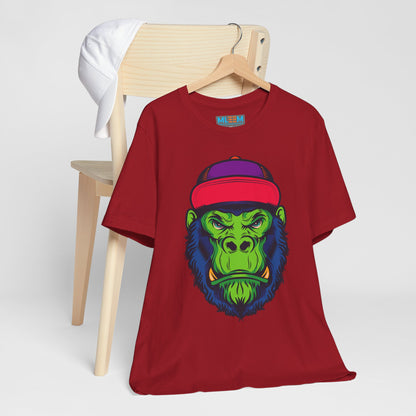 Vibrant Gorilla Graphic Tee - Unisex Short Sleeve T-Shirt