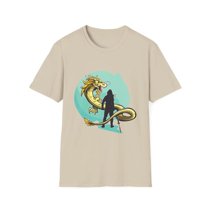 Swordsman Challenging The Dragon - Mleem