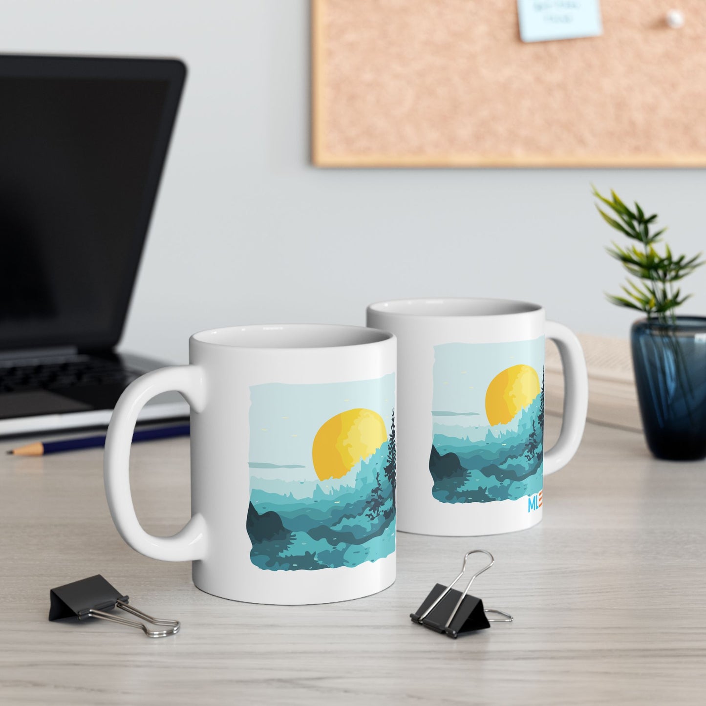 Nature-Inspired Ceramic Mug
