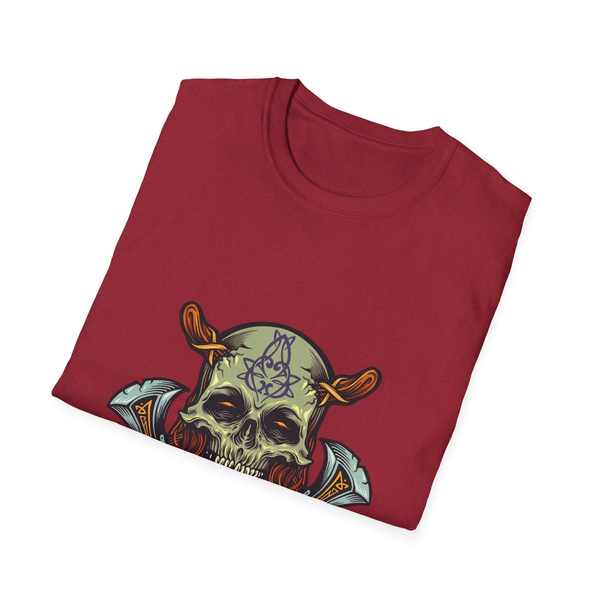 Viking Skull Warrior with Axe - Mleem