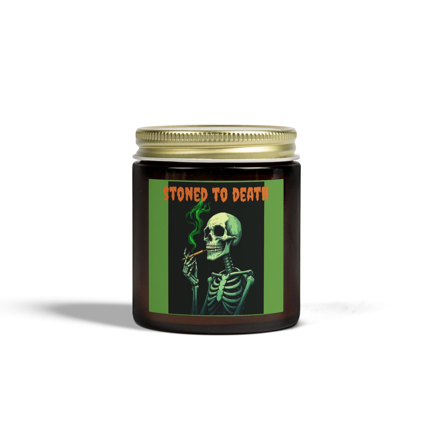 Spooky Scented Candle - 'Stoned to Death', Halloween Decor, Gift for Adults, Home Fragrance, Party Favor, Relaxation