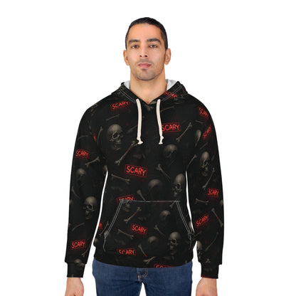 Spooky Skull Hoodie - Perfect for Halloween, Cozy Warmth, Unisex Style, Gift for Goths, Streetwear Fashion