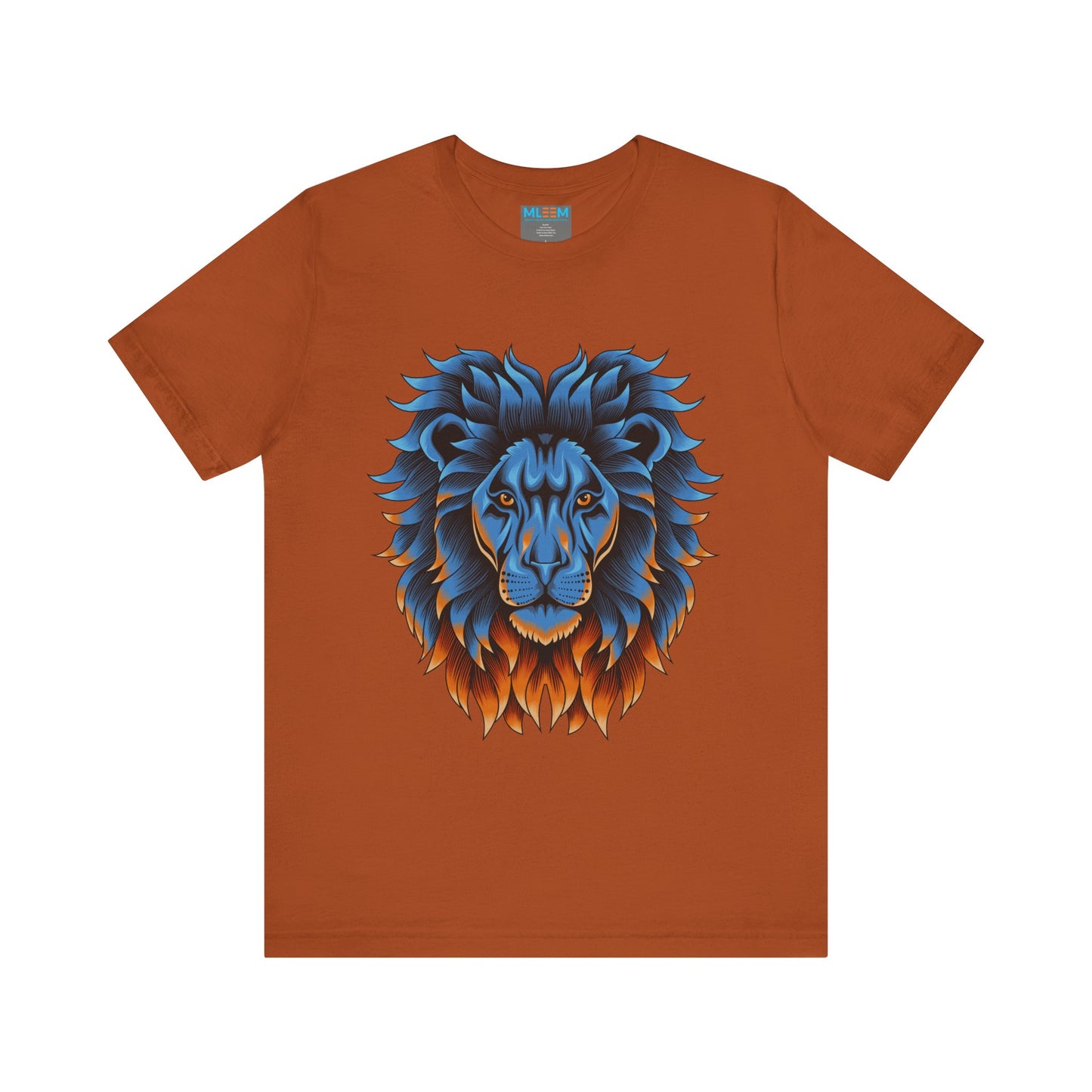 Dynamic Lion Graphic Tee - Unisex Short Sleeve Jersey T-Shirt