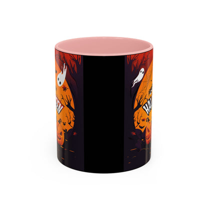 Spooky Halloween Coffee Mug - Perfect for Ghost Lovers and Fall Celebrations, Halloween Decor, Gift, Pumpkin Spice Season, Black Accent Mug
