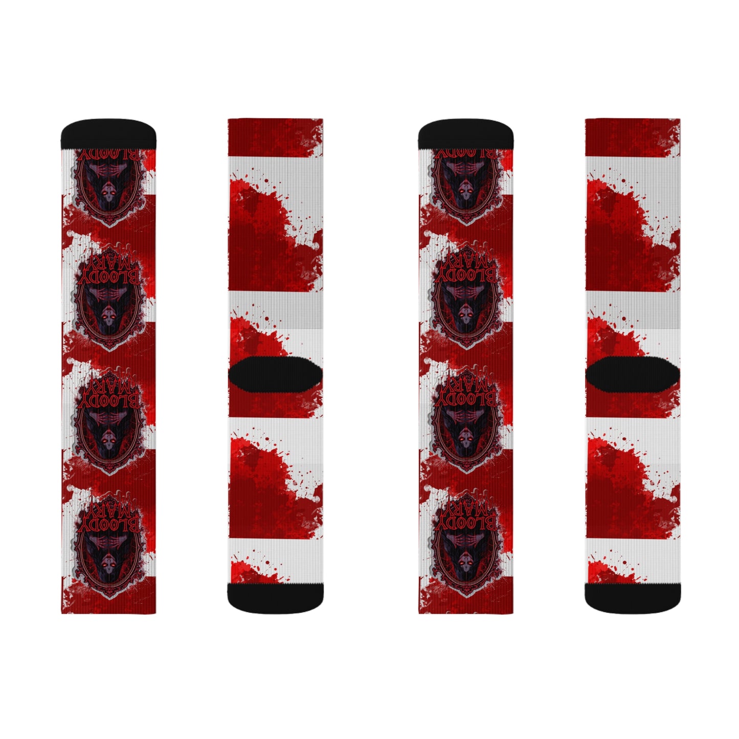 Unique Sublimation Socks, Stylish Crew Socks, Custom Design Socks, Gift for Her, Statement Socks, Trendy Fashion Socks