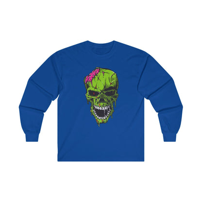 Scary Zombie Head Illustration - Mleem