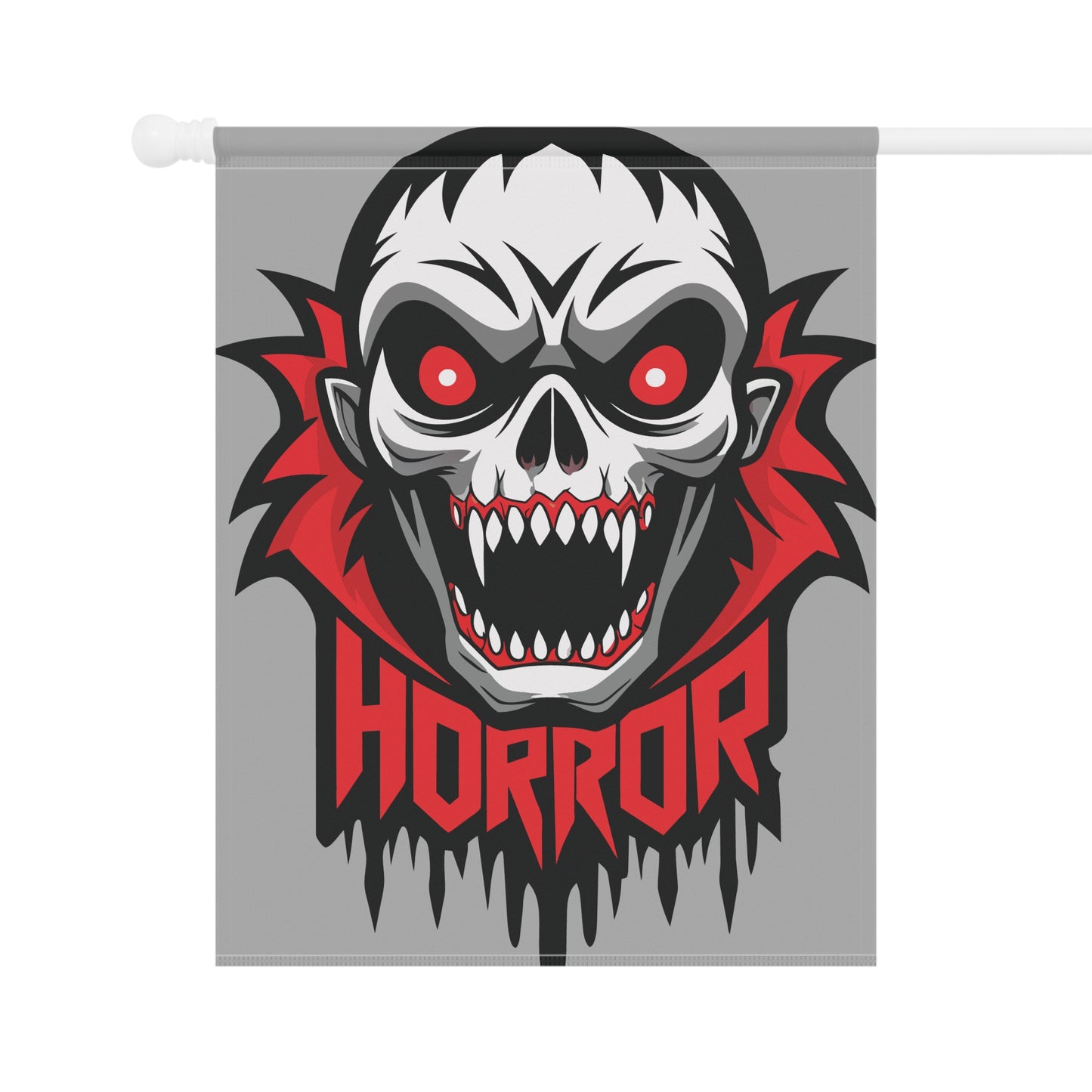 Spooky Garden Banner, Halloween Decor, Terrifying Lawn Sign, Horror Flag, Scary Housewarming Gift, Outdoor Artwork