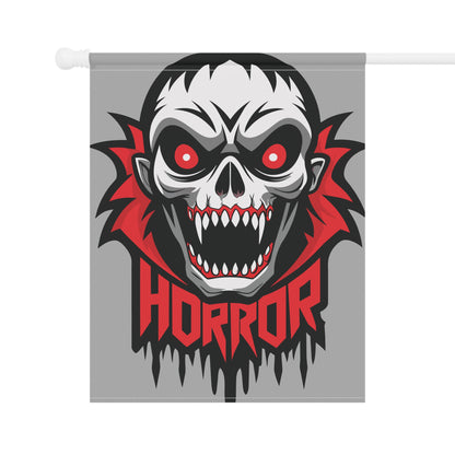 Spooky Garden Banner, Halloween Decor, Terrifying Lawn Sign, Horror Flag, Scary Housewarming Gift, Outdoor Artwork