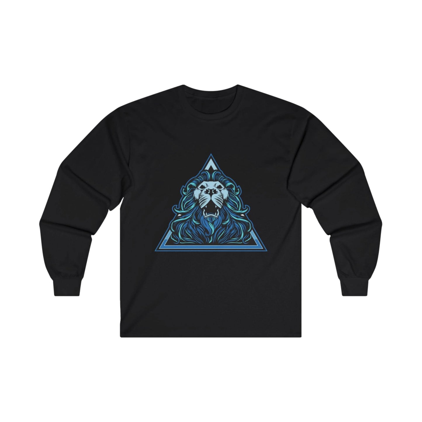 Lion Head in Blue Triangle - Mleem