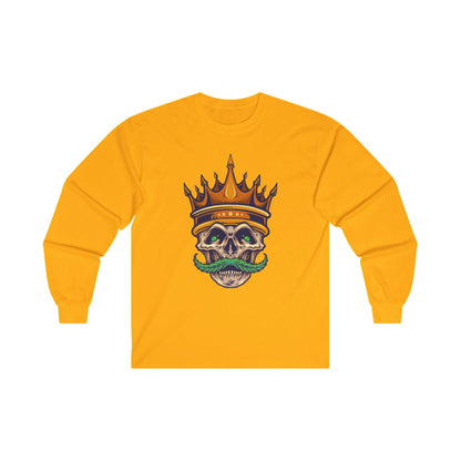 Gold Crown With Weed Mustache - Mleem