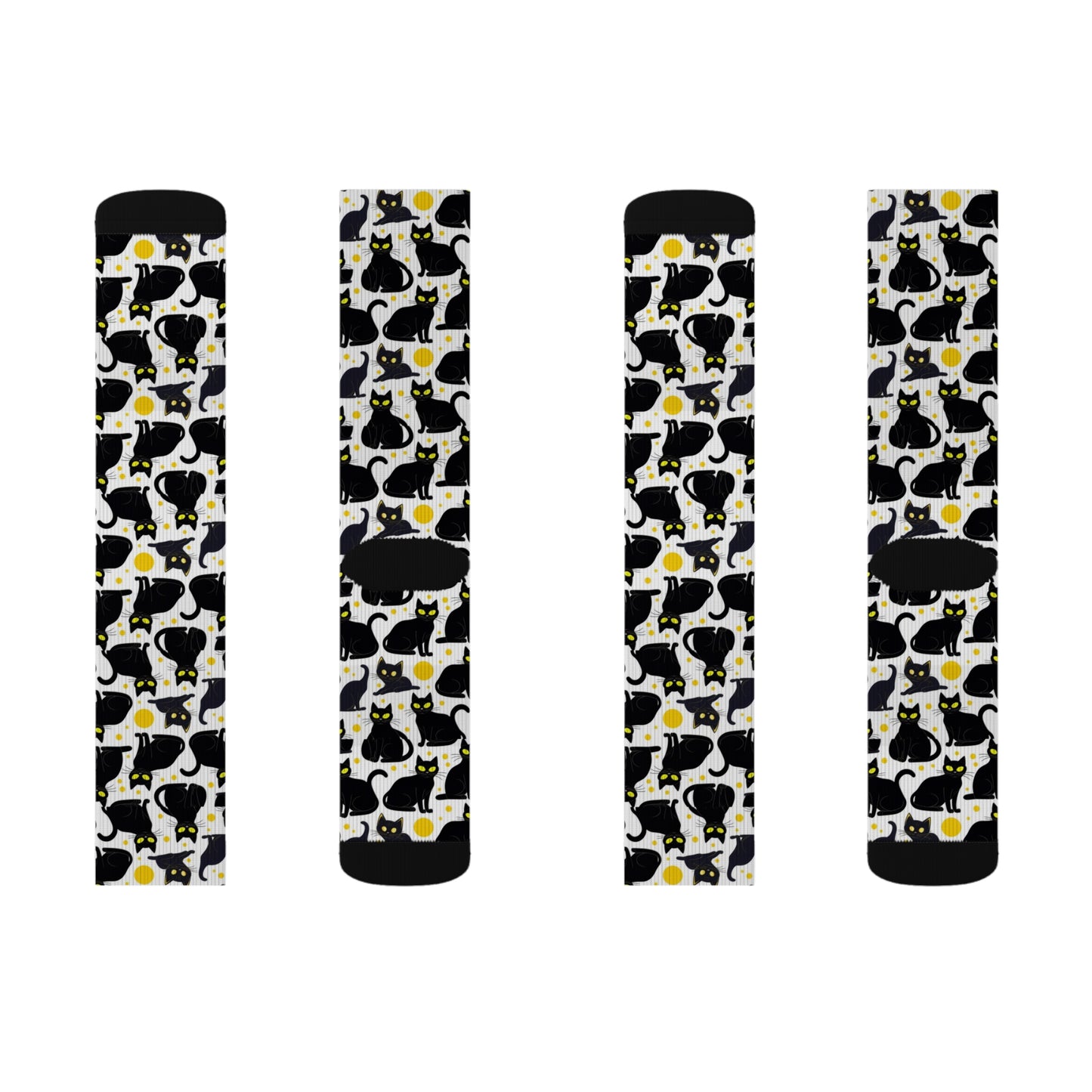 Whimsical Cat Pattern Socks, Fun Gift for Cat Lovers, Cozy Everyday Wear, Unique Accessory for Pet Owners, Perfect for Holidays