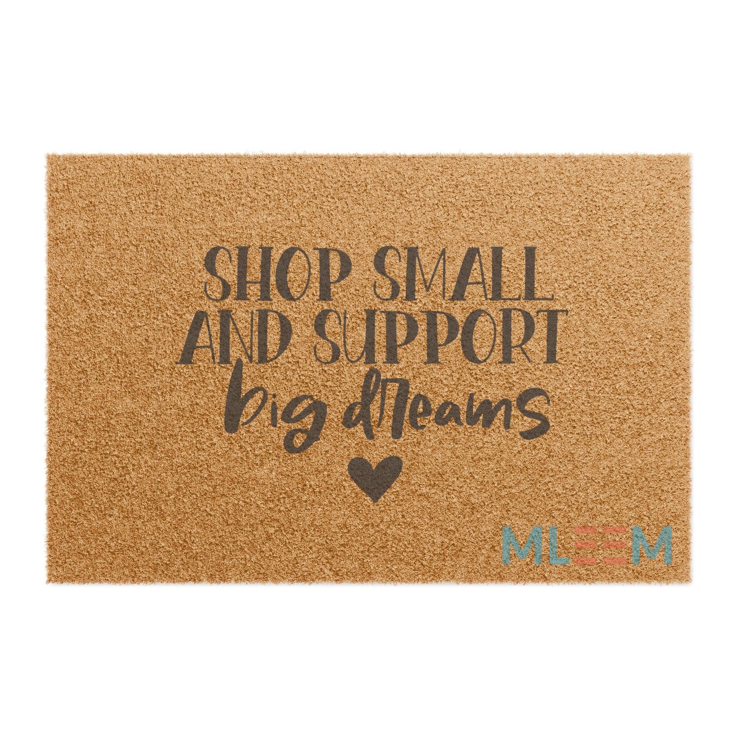 Shop Small Doormat, Entryway Mat, Gift for Entrepreneurs, Welcome Mat, Home Decor, Support Local Business