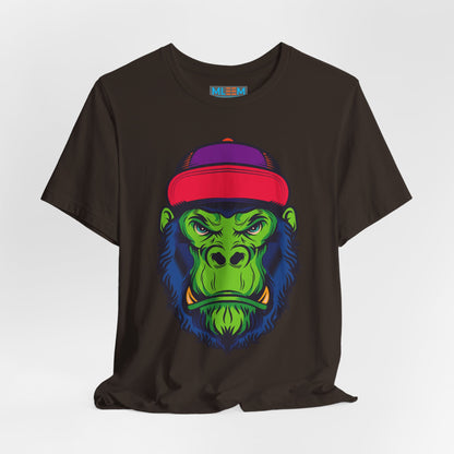 Vibrant Gorilla Graphic Tee - Unisex Short Sleeve T-Shirt