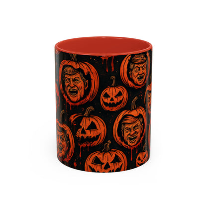 Spooky Pumpkin Faces Coffee Mug | Halloween Gifts, Funny Coffee Cup, Whimsical Mug, Holiday Decor, Unique Gifts