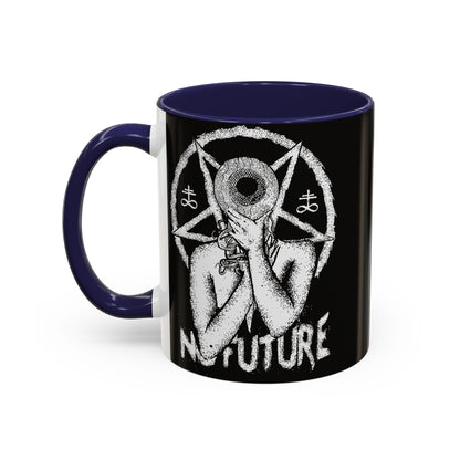 Gothic Ceramic Coffee Mug – Dark Art, Unique Gift, Halloween Decor, Witchy Vibe, Spooky Homeware