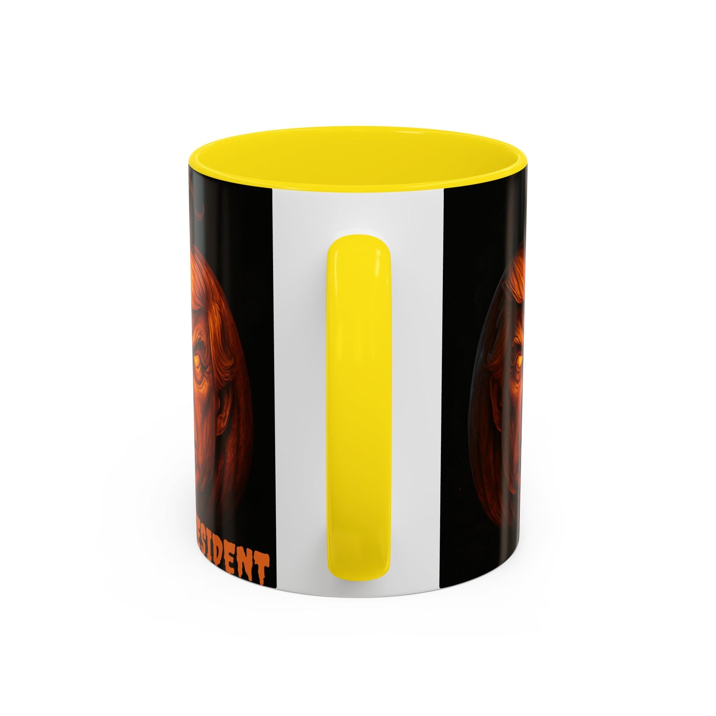 Halloween Pumpkin President Mug, Fun Gift for Coffee Lovers, Spooky Decor, Trick or Treat, Autumn Vibes, Unique Collectible