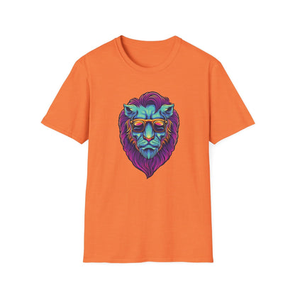 Lion Head with Sunglasses Psychedelic - Mleem