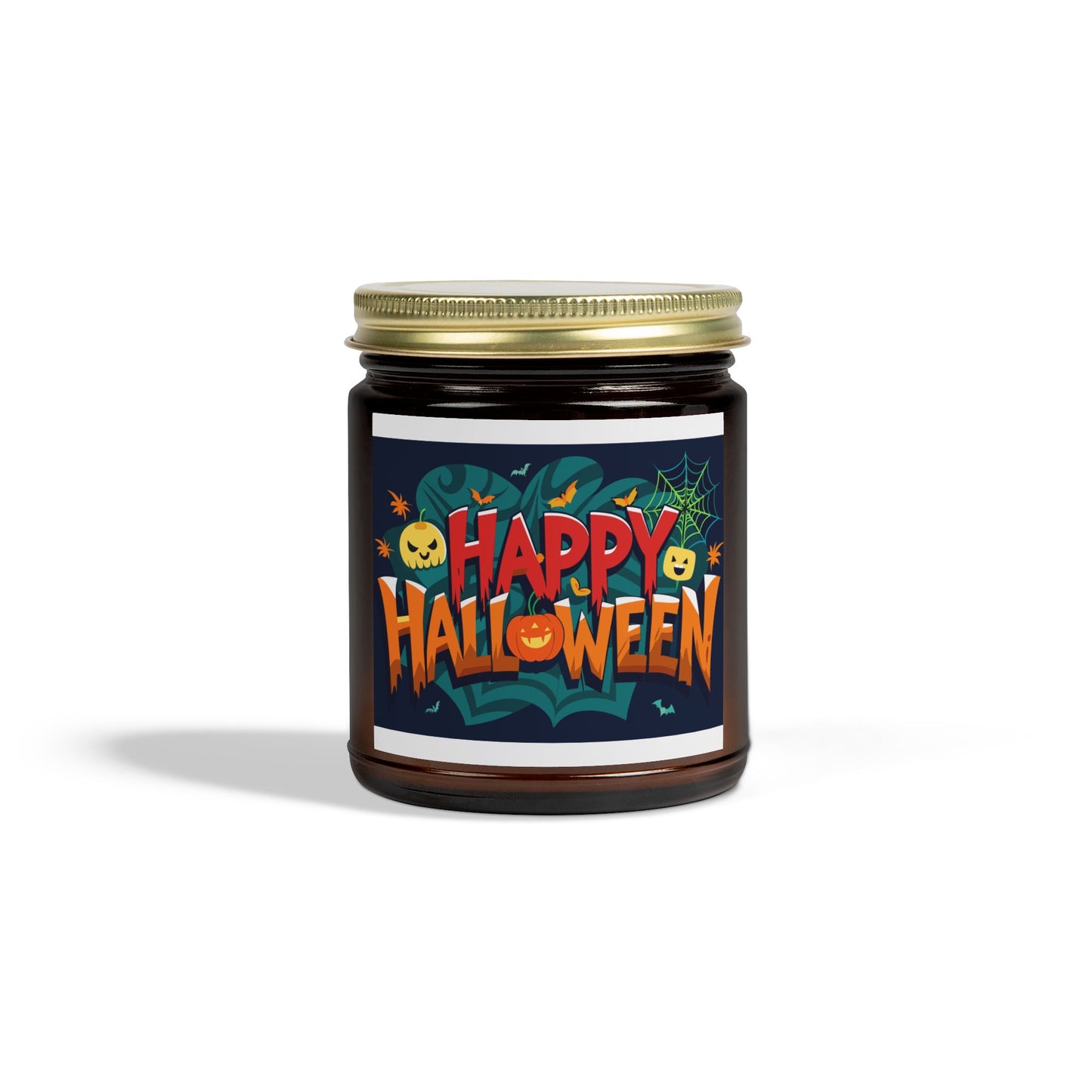 Halloween Themed Scented Candles - Coconut Apricot Wax (4oz, 9oz) | Festive Fall Decor, Trick or Treat Gift, Cozy Autumn Vibes, [...]
