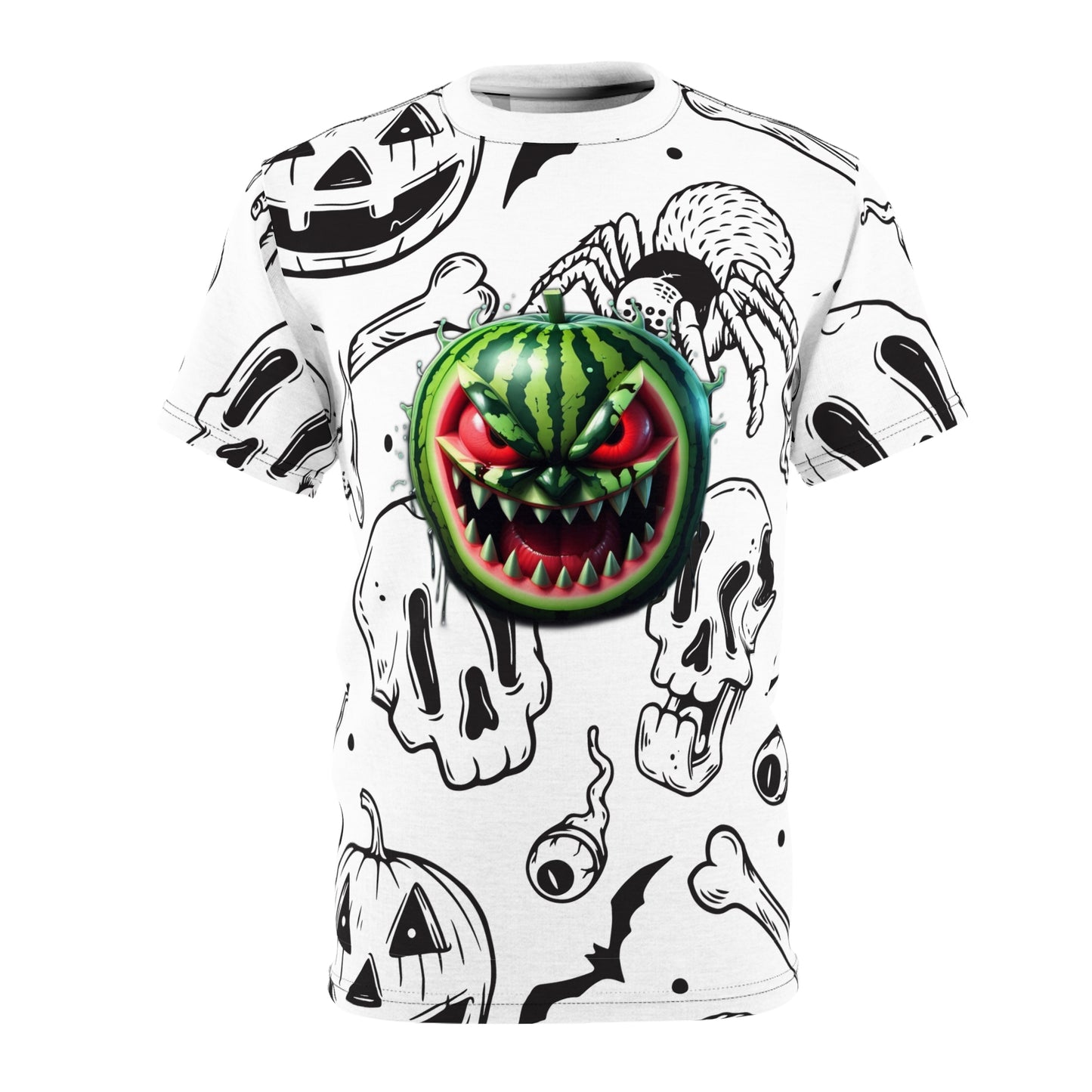 Halloween Unisex Graphic Tee, Spooky Shirt for Halloween, Alternative Fashion, Goth Style, Casual Wear