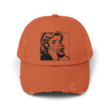Vintage-Inspired Unisex Distressed Cap | Casual Style Hat for Everyday Wear, Perfect for Gift-Giving, Outdoor Activities, and More!