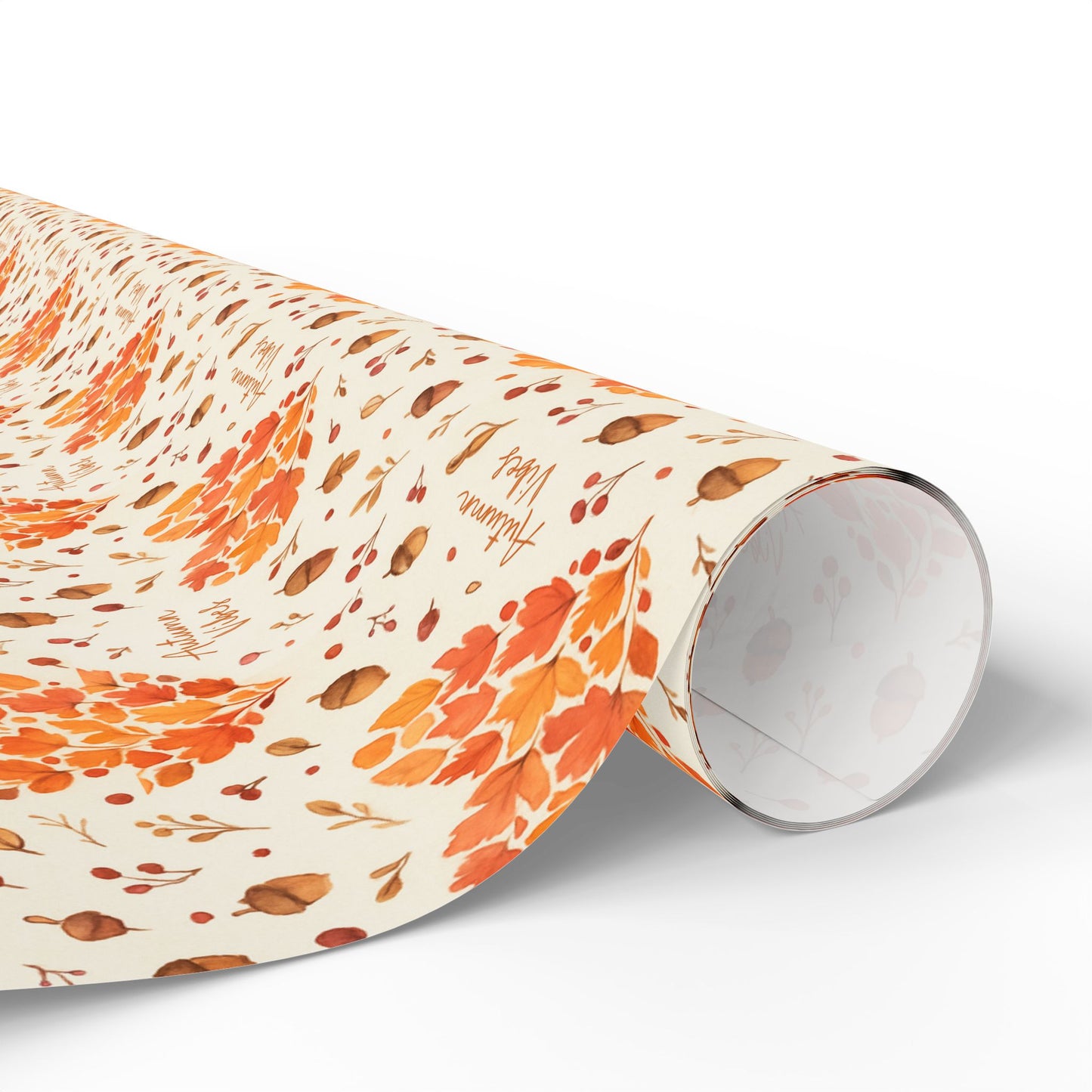 Autumn-Inspired Wrapping Papers, Eco-Friendly Gift Wrap, Fall Floral Design, Perfect for Thanksgiving, Birthdays, Holiday Celebrations