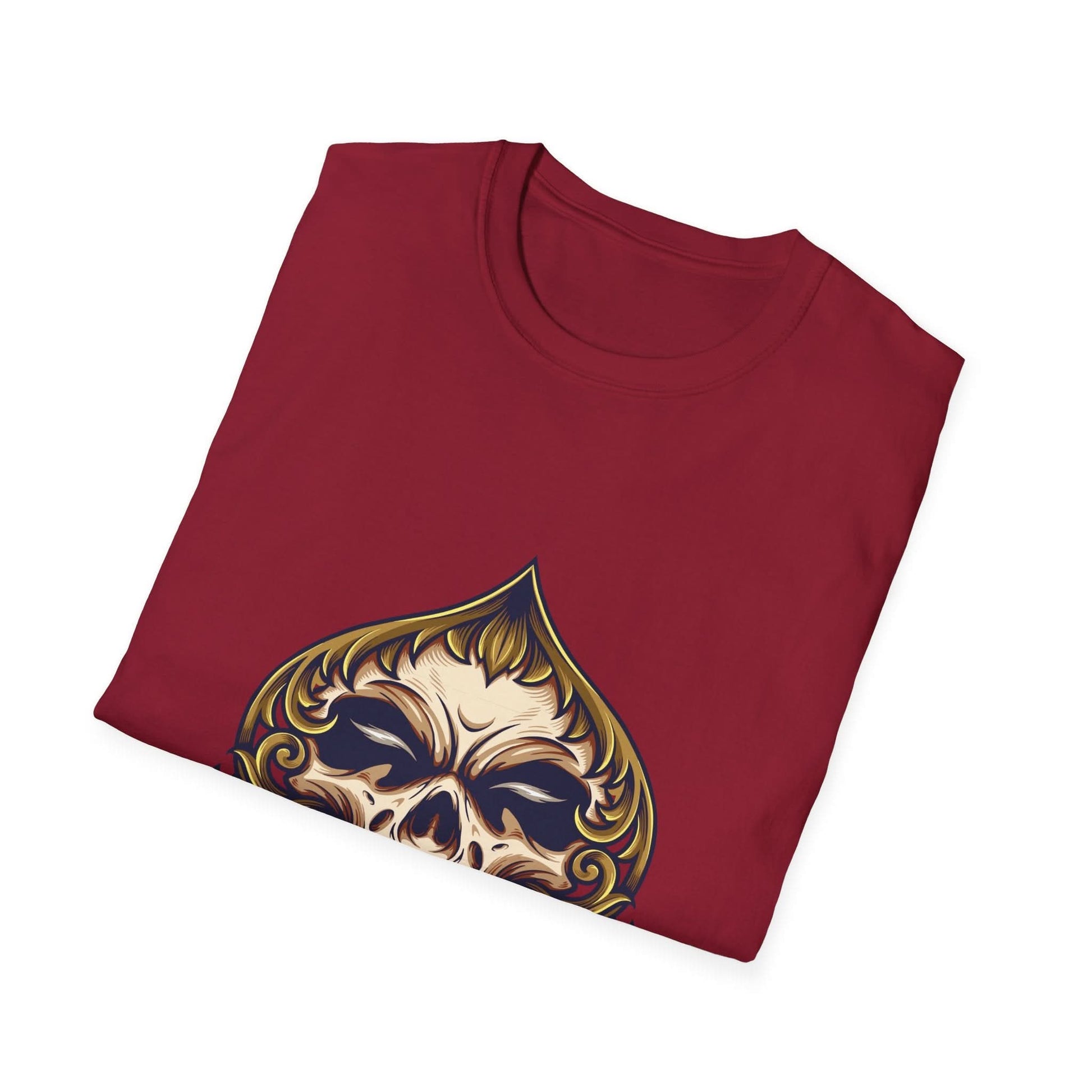 Skull Playing Card with Ornate Luxury - Mleem