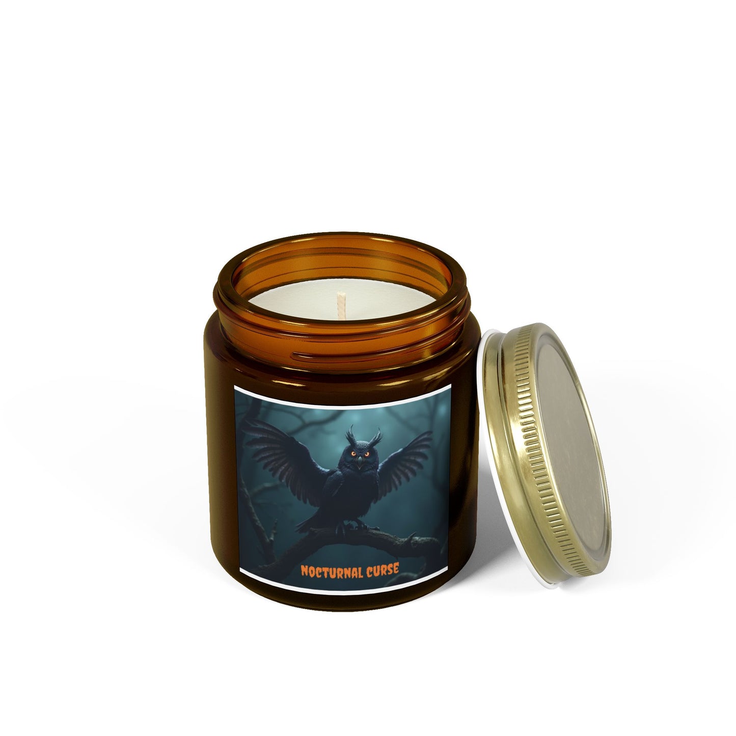 Nocturnal Curse Scented Candle - Spooky Home Decor, Aromatherapy Gift, Halloween Candle, Unique Home Fragrance