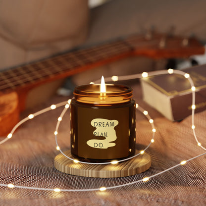 Dream Plan Do Scented Soy Candle - Cozy Home Decor,  Motivational Home Fragrance
