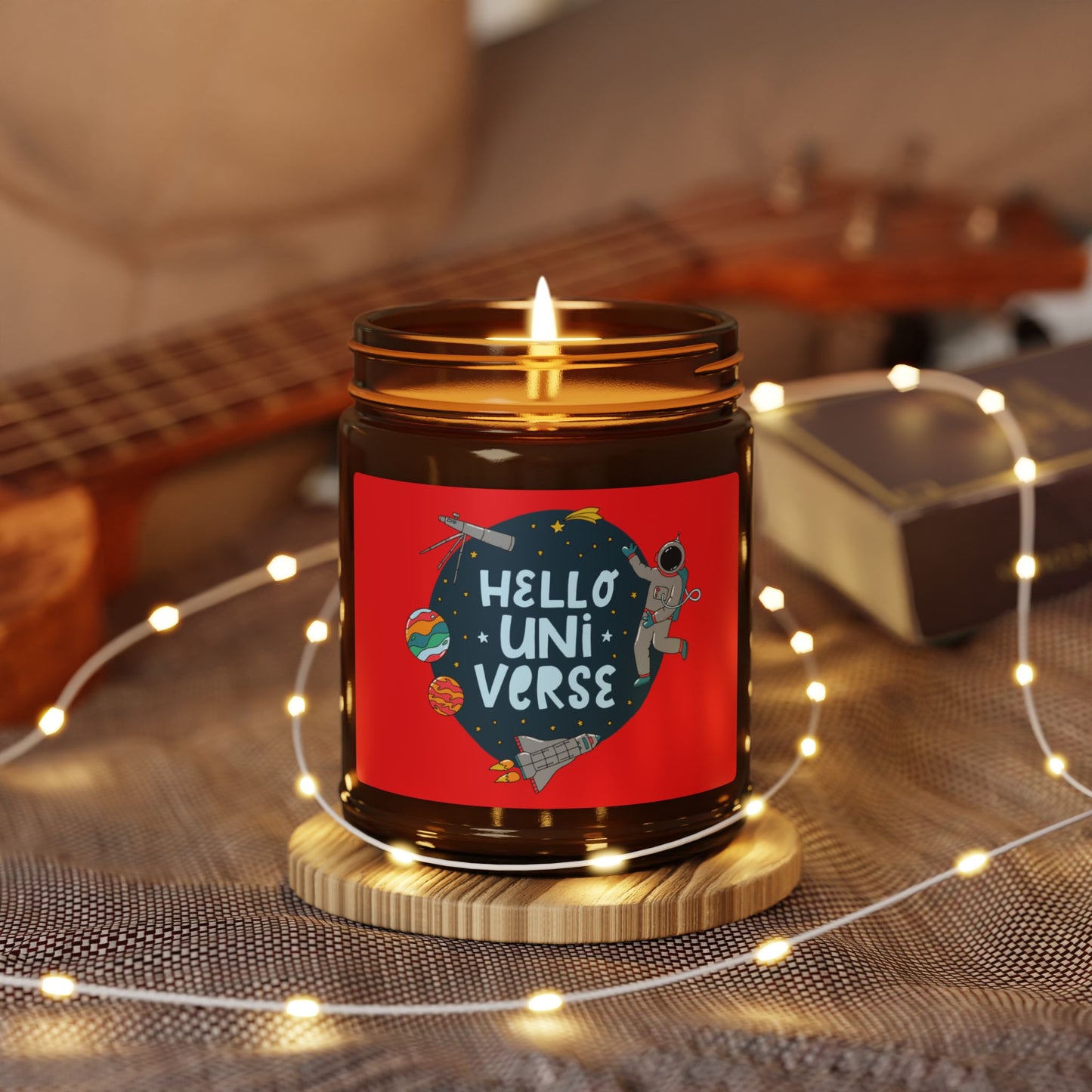 Hello Universe Scented Soy Candle, Relaxing Home Decor