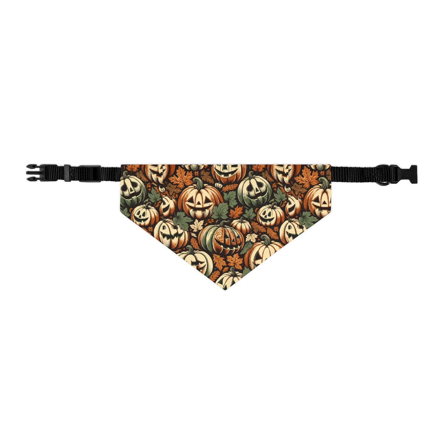 Pumpkin Patch Pet Bandana, Fall Dog Accessory, Halloween Pet Costume, Autumn Bandana Collar, Seasonal Pet Apparel, Dog Outfit