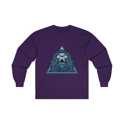 Lion Head in Blue Triangle - Mleem
