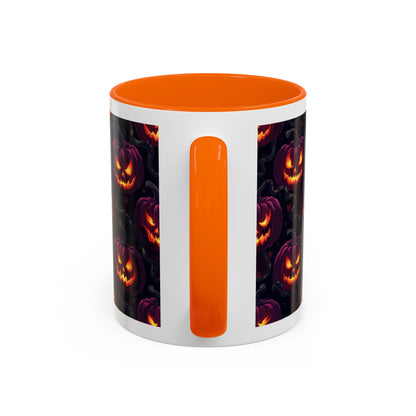 Halloween Pumpkin Coffee Mug, Spooky Ceramic Cup, Fall Decor, Autumn Gift, Halloween Party Essential, Seasonal Drinkware