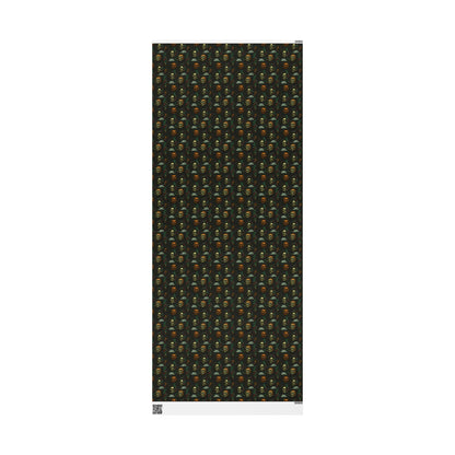 Gothic Halloween Wrapping Paper, Spooky Gift Wrap for October Celebrations, Scary Patterned Gift Wrap, Unique Holiday Wrap, Fun [...]